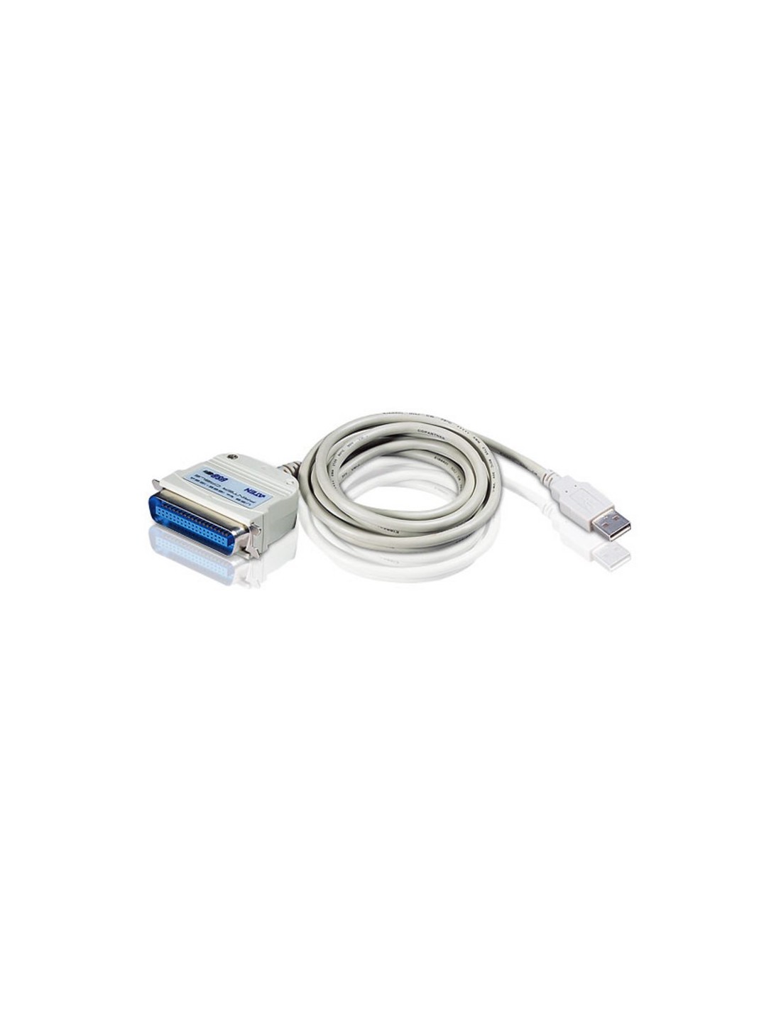 ATEN Adaptador USB A IEEE1284 Para Impresora 1 8 M