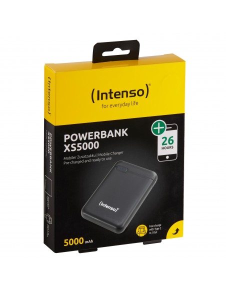 Intenso 7313520 batería externa Polímero de litio 5000 mAh Negro