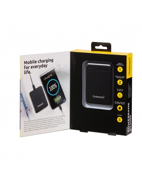 Intenso 7313520 batería externa Polímero de litio 5000 mAh Negro
