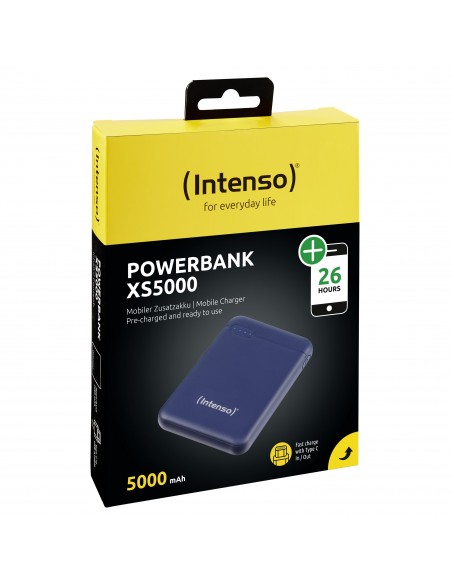 Intenso XS5000 batería externa Polímero de litio 5000 mAh Azul