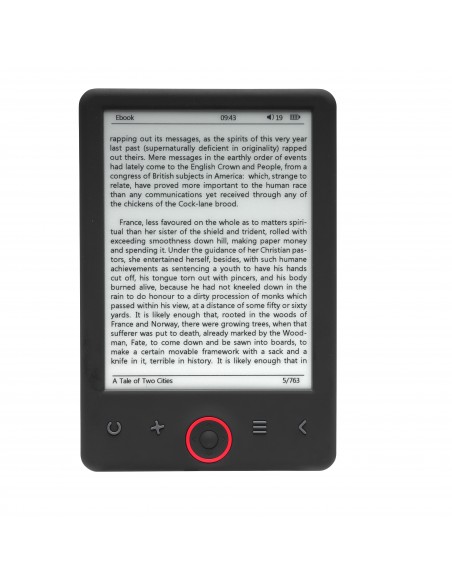 Denver EBO-635L lectore de e-book 4 GB Negro