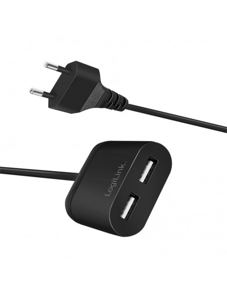 LogiLink PA0255 cargador de dispositivo móvil Negro Interior