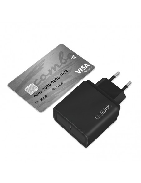 LogiLink PA0258 cargador de dispositivo móvil Negro Interior