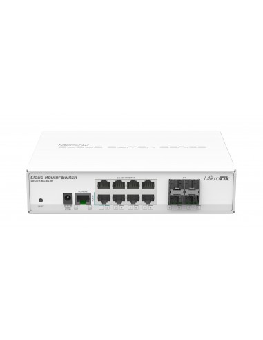Mikrotik CRS112-8G-4S-IN switch L3 Gigabit Ethernet (10 100 1000) Energía sobre Ethernet (PoE) Blanco