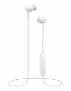 Pioneer C4 Wireless Auriculares Dentro de oído, Banda para cuello MicroUSB Bluetooth Blanco