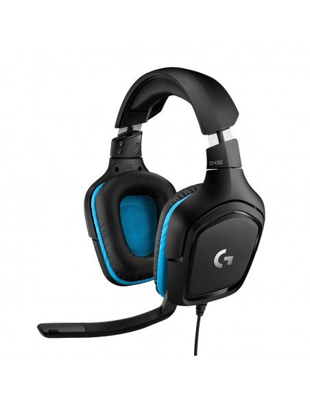 Logitech G G432 Auriculares Diadema Conector de 3,5 mm Negro, Azul