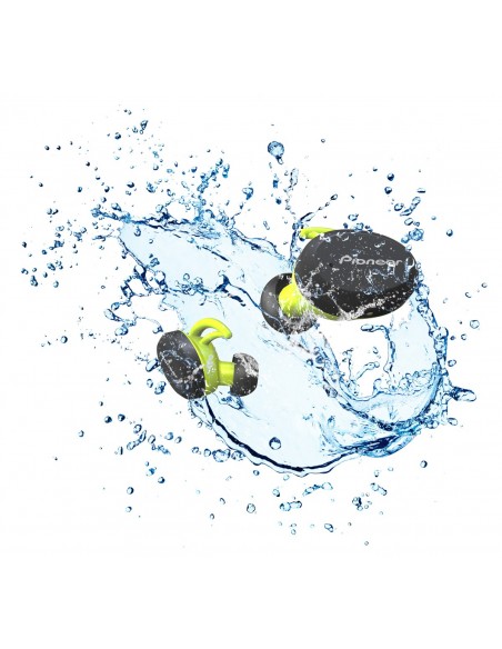 Pioneer SE-E9TW-Y auricular y casco Auriculares Dentro de oído Bluetooth Negro, Amarillo