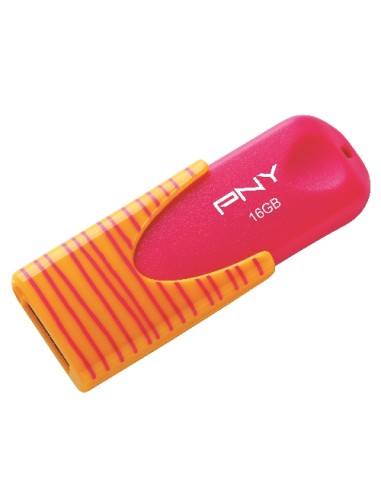 PNY MEMORIA USB ZANY ORANGE 16GB - Imagen 1