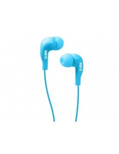 SBS TEINEARBL auricular y casco Auriculares Dentro de oído Conector de 3,5 mm Azul