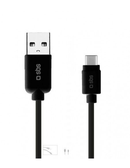 SBS TECABLEMICROC30K cable USB 1,5 m USB 3.2 Gen 1 (3.1 Gen 1) USB A USB C Negro
