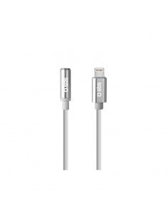 SBS TEADAPTJACKMFIW cable de audio 0,15 m 3,5mm Lightning Blanco