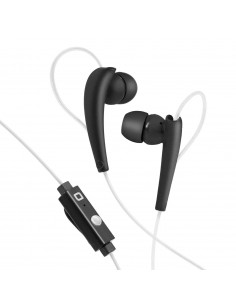 SBS TESPORTINEARKL auricular y casco Auriculares Dentro de oído Conector de 3,5 mm Negro