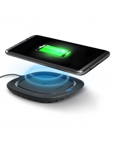 SBS TEWIRELESSQI10W cargador de dispositivo móvil Negro Interior
