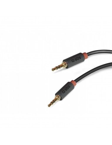 SBS TECABLE35KR cable de audio 1,5 m 3,5mm Negro