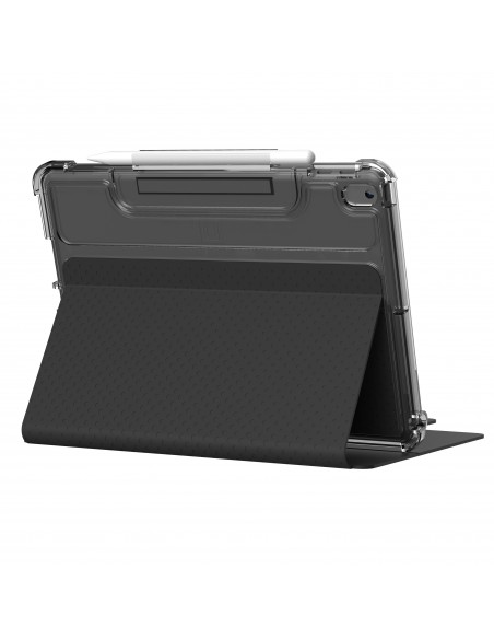 Urban Armor Gear 12191N314043 funda para tablet 25,9 cm (10.2") Libro Negro, Gris, Translúcido