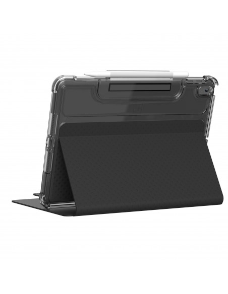 Urban Armor Gear 12191N314043 funda para tablet 25,9 cm (10.2") Libro Negro, Gris, Translúcido