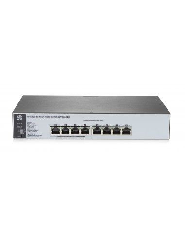 Hewlett Packard Enterprise OfficeConnect 1820 8G PoE+ (65W) Gestionado L2 Gigabit Ethernet (10 100 1000) Energía sobre Ethernet