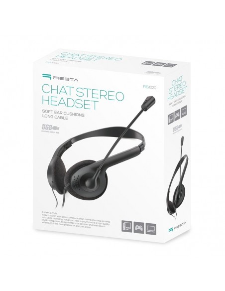 Omega FIS1020 Auriculares Diadema Negro