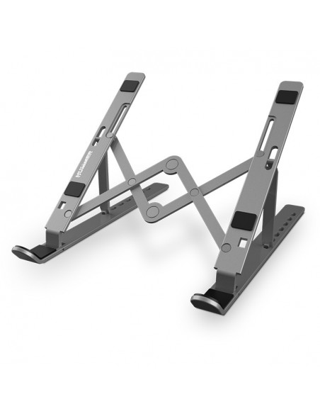 NOX AXYS 43,2 cm (17") Soporte para ordenador portátil Aluminio, Negro