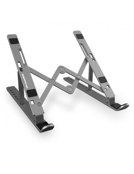 NOX AXYS 43,2 cm (17") Soporte para ordenador portátil Aluminio, Negro