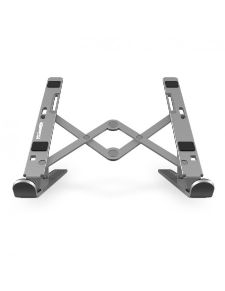 NOX AXYS 43,2 cm (17") Soporte para ordenador portátil Aluminio, Negro