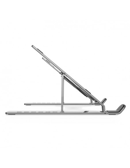 NOX AXYS 43,2 cm (17") Soporte para ordenador portátil Aluminio, Negro