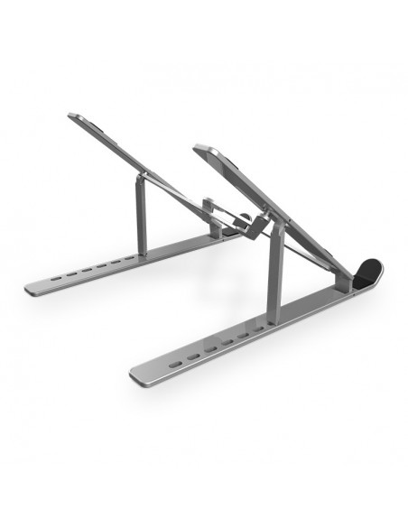 NOX AXYS 43,2 cm (17") Soporte para ordenador portátil Aluminio, Negro