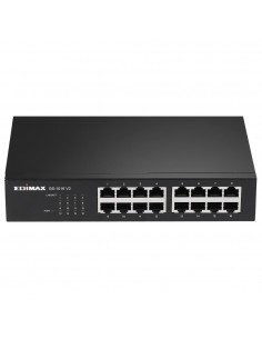 Edimax GS-1016 V2 switch Gestionado Gigabit Ethernet (10 100 1000) Negro