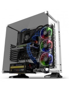 Thermaltake Core P3 TG Snow Midi Tower Transparente, Blanco