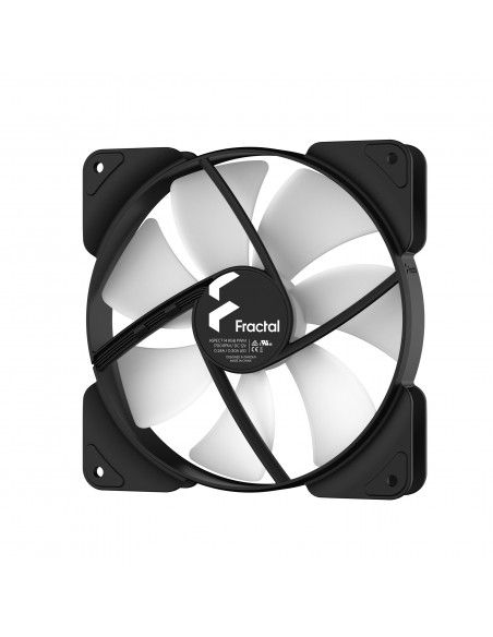 Fractal Design Aspect 14 RGB PWM Carcasa del ordenador Ventilador 14 cm Negro 1 pieza(s)