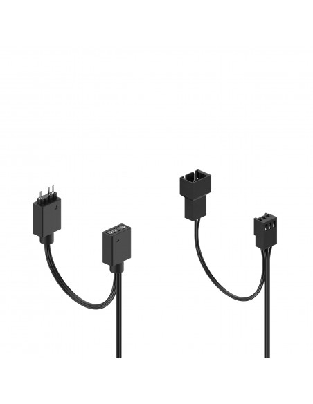 Fractal Design Aspect 12 RGB Carcasa del ordenador Ventilador 12 cm Negro 3 pieza(s)