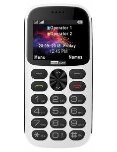 MaxCom MM471 5,59 cm (2.2") 104 g Blanco Teléfono para personas mayores