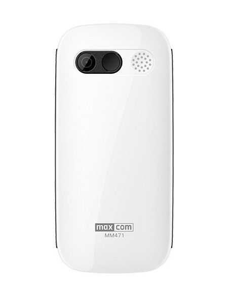 MaxCom MM471 5,59 cm (2.2") 104 g Blanco Teléfono para personas mayores