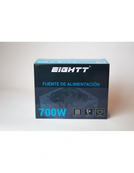 Eightt EPS700 unidad de fuente de alimentación 700 W 20+4 pin ATX ATX Negro