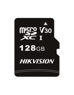 HIKVISION MICROSDHC/128G/CLASS 10 AND UHS-I  / TLC R/W SPEED 92/40MB/S , V30 - Imagen 1