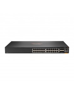 Hewlett Packard Enterprise Aruba 6200F 24G Class4 PoE 4SFP+ 370W Gestionado L3 Gigabit Ethernet (10 100 1000) Energía sobre