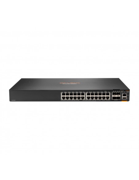 Hewlett Packard Enterprise Aruba 6200F 24G Class4 PoE 4SFP+ 370W Gestionado L3 Gigabit Ethernet (10 100 1000) Energía sobre