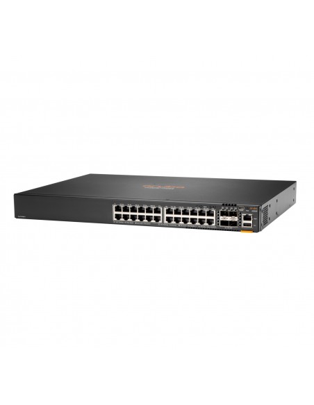 Hewlett Packard Enterprise Aruba 6200F 24G Class4 PoE 4SFP+ 370W Gestionado L3 Gigabit Ethernet (10 100 1000) Energía sobre
