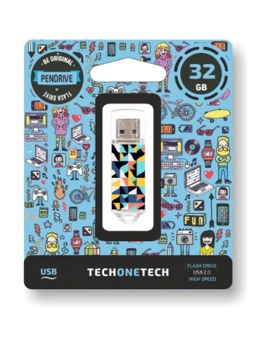 TECH1TECH Kaleydos unidad flash USB 32 GB USB tipo A 2.0 Multicolor