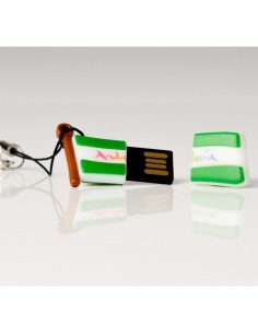 TECH1TECH TEC5117-32 unidad flash USB 32 GB USB tipo A 2.0 Verde, Blanco