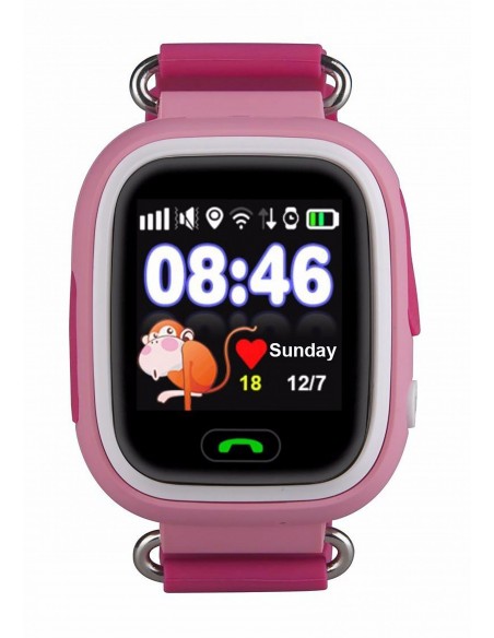 Leotec Kids Way 3,1 cm (1.22") LCD 2G Rosa GPS (satélite)