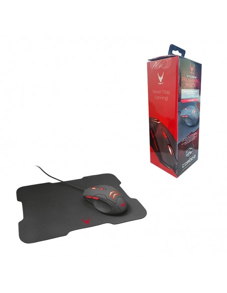 Omega VSETMPX4 ratón Ambidextro Óptico 3200 DPI