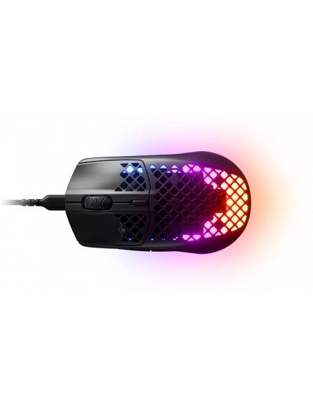 Steelseries Aerox 3 ratón mano derecha USB Tipo C Óptico 8500 DPI
