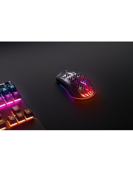 Steelseries Aerox 3 ratón mano derecha RF inalámbrica + Bluetooth Óptico 18000 DPI