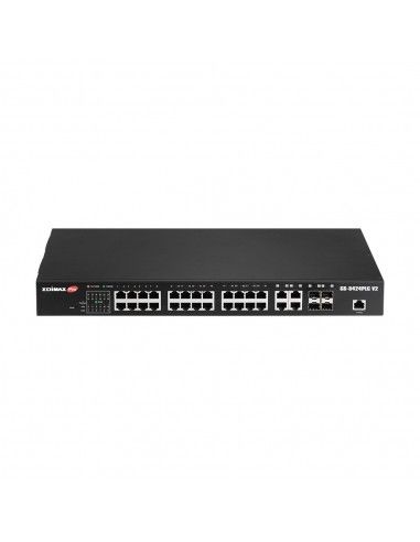 Edimax GS-5424PLC V2 switch Gigabit Ethernet (10 100 1000) Energía sobre Ethernet (PoE) 1U Negro