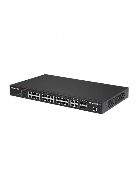 Edimax GS-5424PLC V2 switch Gigabit Ethernet (10 100 1000) Energía sobre Ethernet (PoE) 1U Negro