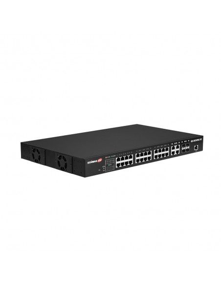Edimax GS-5424PLC V2 switch Gigabit Ethernet (10 100 1000) Energía sobre Ethernet (PoE) 1U Negro