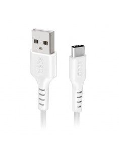 SBS TECABLEMICROC15W cable USB 1,5 m USB 2.0 USB A USB C Blanco