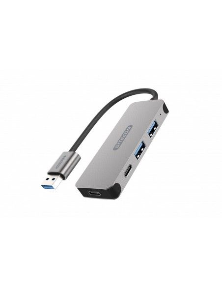 Sitecom CN-399 hub de interfaz USB 3.2 Gen 1 (3.1 Gen 1) Type-A 5000 Mbit s Gris