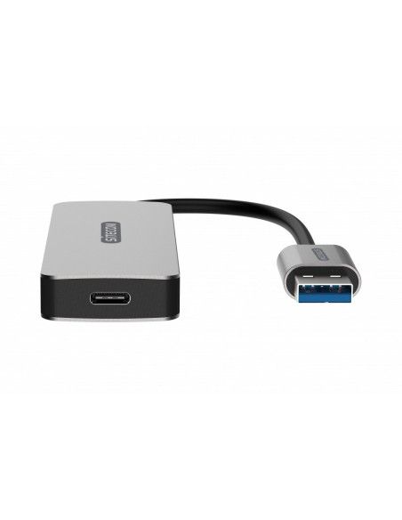 Sitecom CN-399 hub de interfaz USB 3.2 Gen 1 (3.1 Gen 1) Type-A 5000 Mbit s Gris